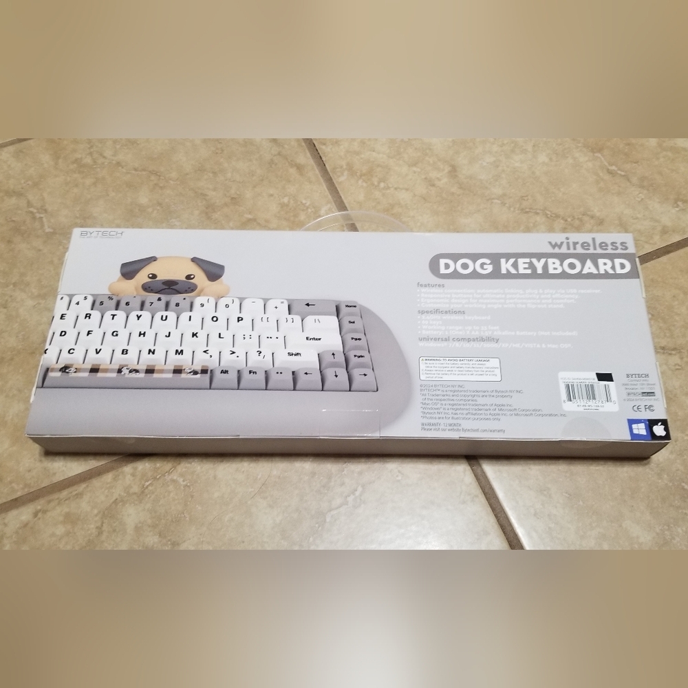 BYTECH Wireless Dog Keyboard - Picture 2 of 3